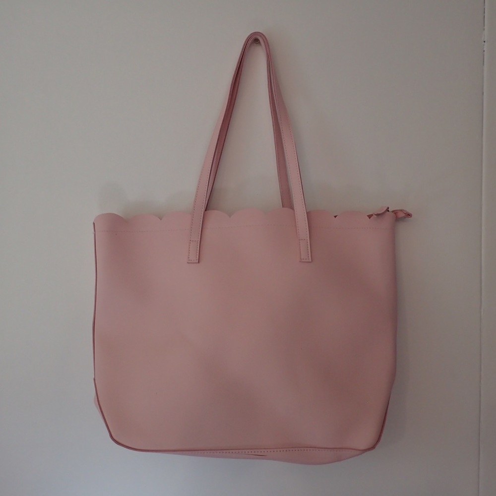 Pink Hand Zip-Up Handbag
